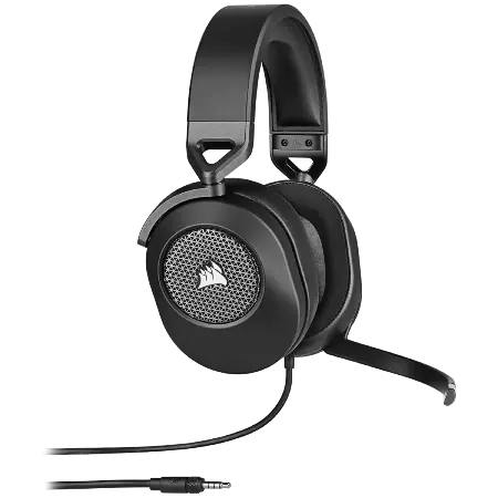 Auriculares Gamer Corsair HS65 SURROUND 7.1 Dolby 50mm USB 3.5mm Negro Carbón